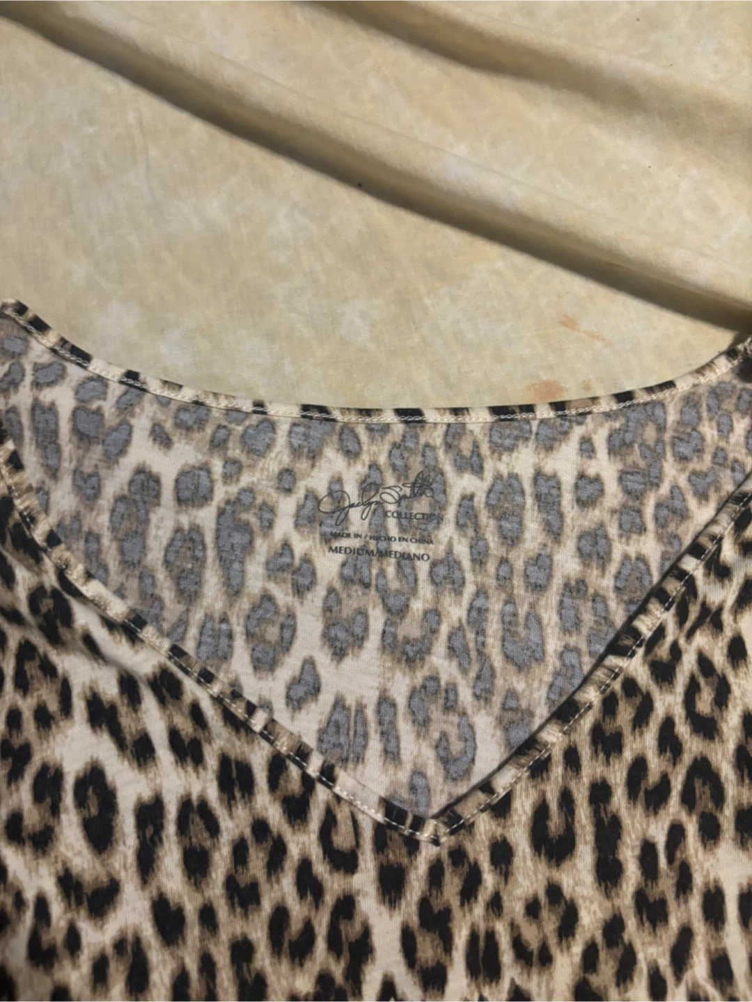 Style & Co. Leopard Print V-Neck Tank Top - Medium - photo 2