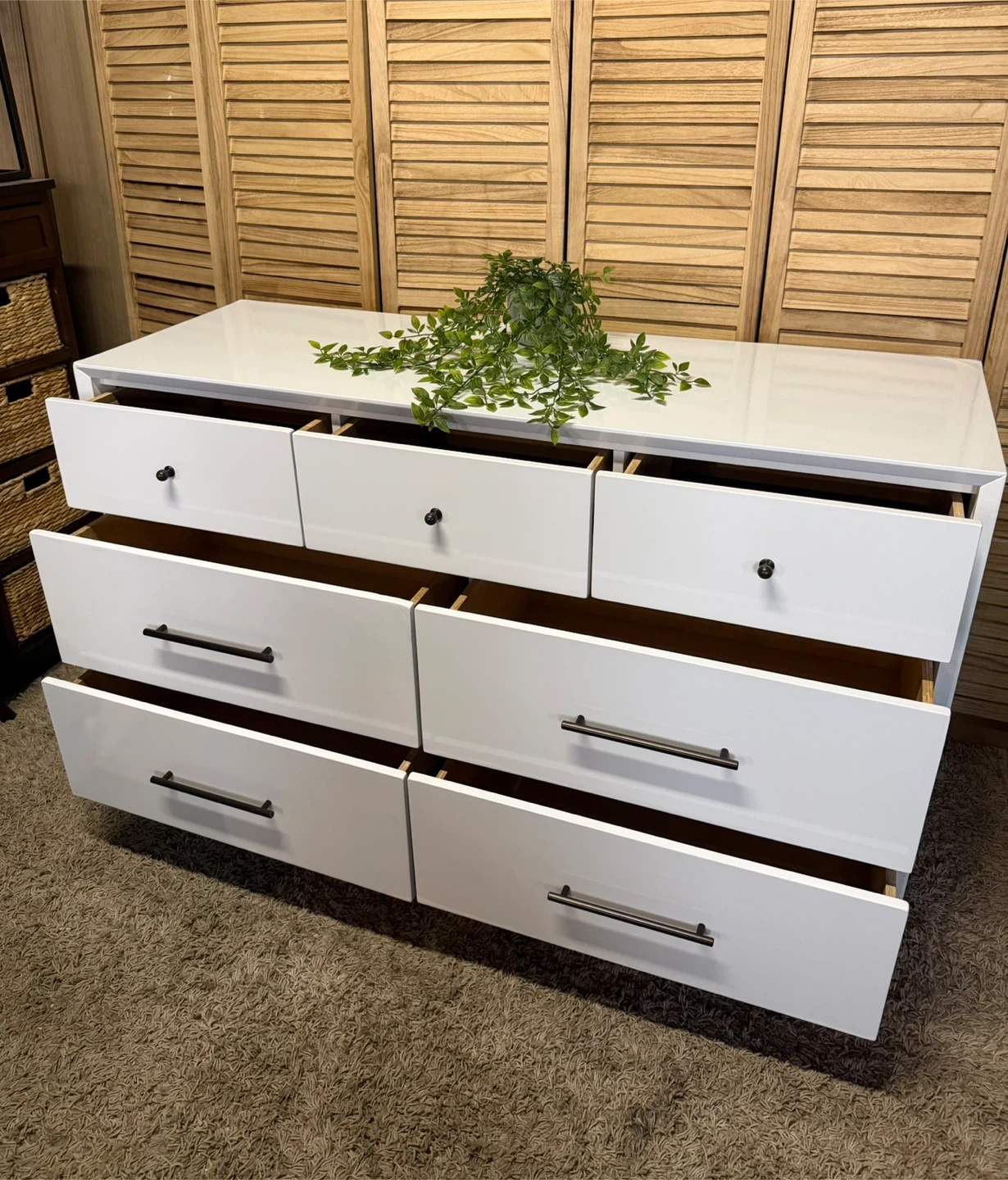 Mid Century Modern 7 Drawer Dresser - photo 4