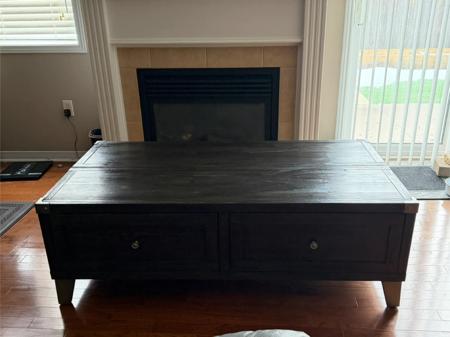 Lift Top Coffee Table with Storage - photo 4
