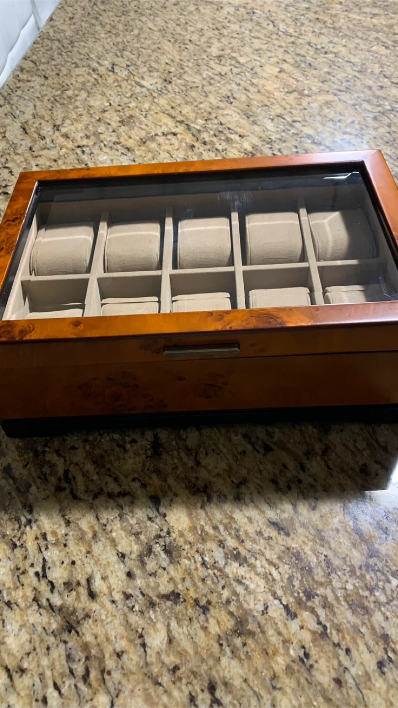 Bombay & Co 10 Slot Watch Box Case