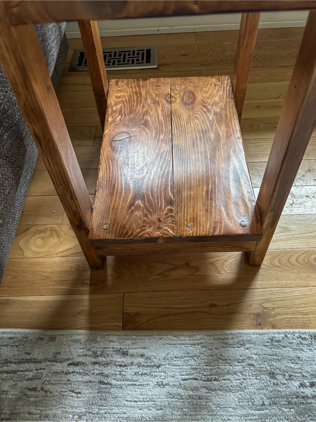 Handmade Cedar End Table - photo 4