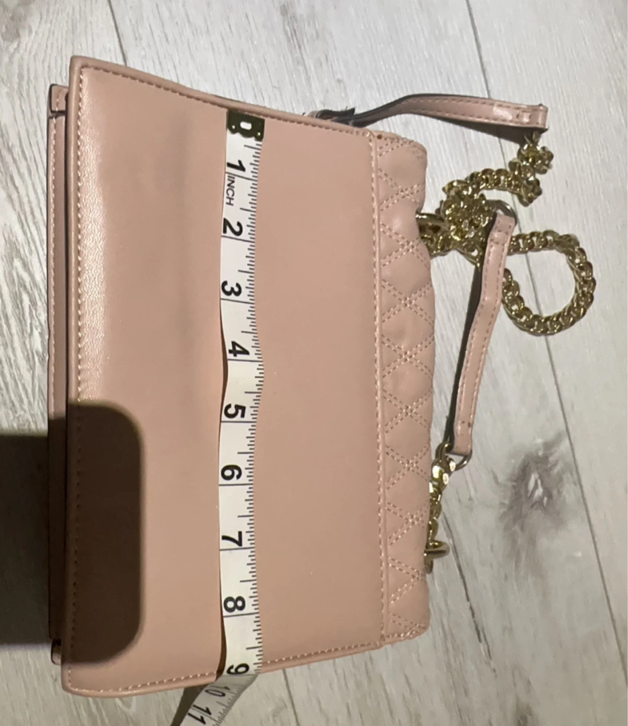 ALDO Quilted Chain Shoulder Bag - Blush Pink - photo 3