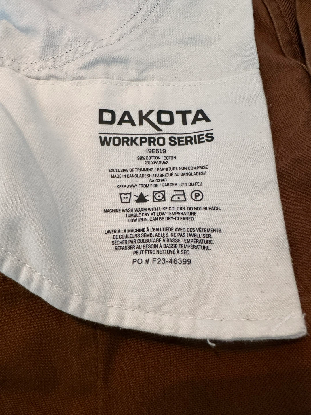 Dakota WorkPro Series Men's Duck Work Pants 32x30 - photo 3