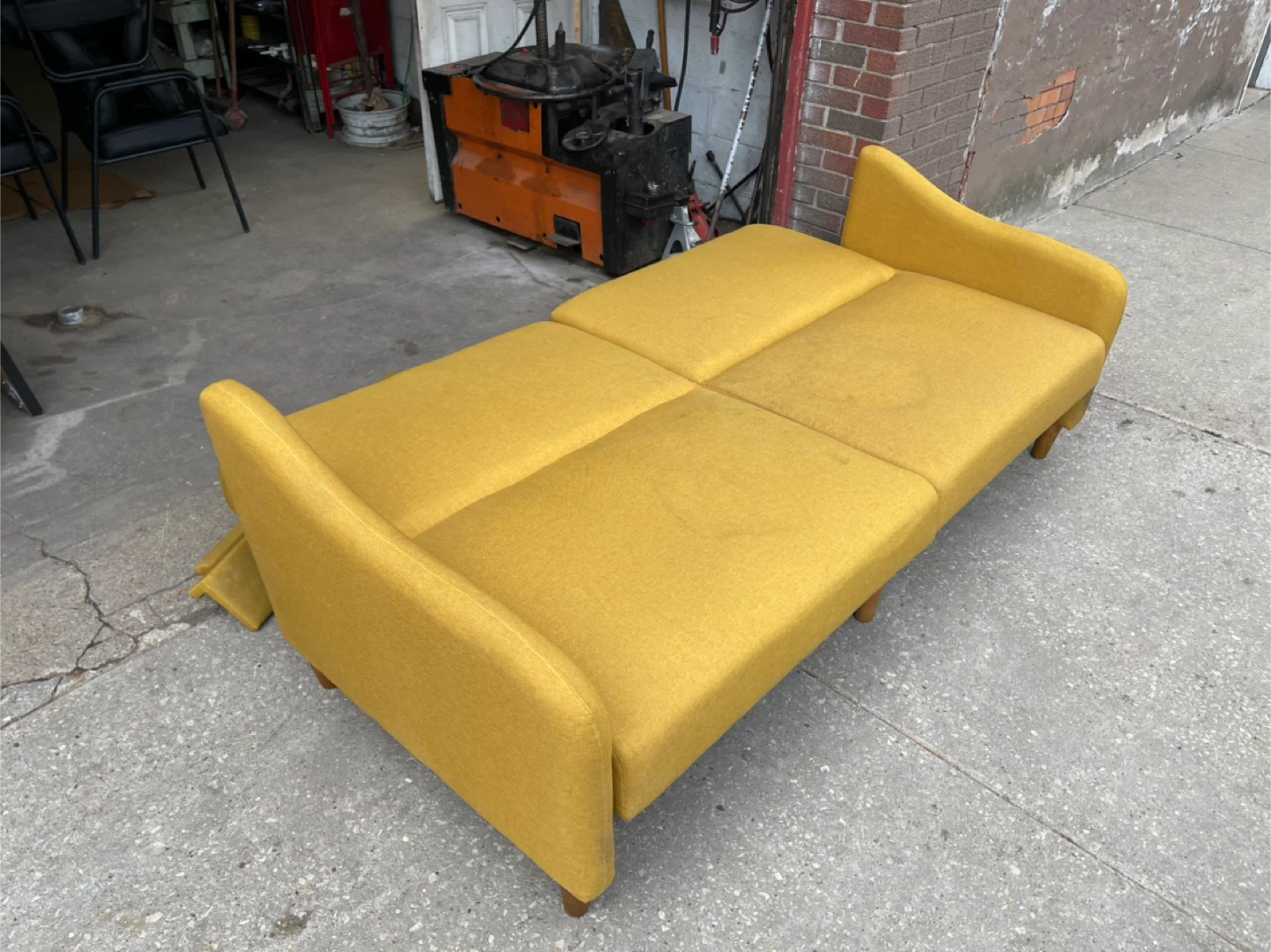 Yellow Futon Sofa Bed