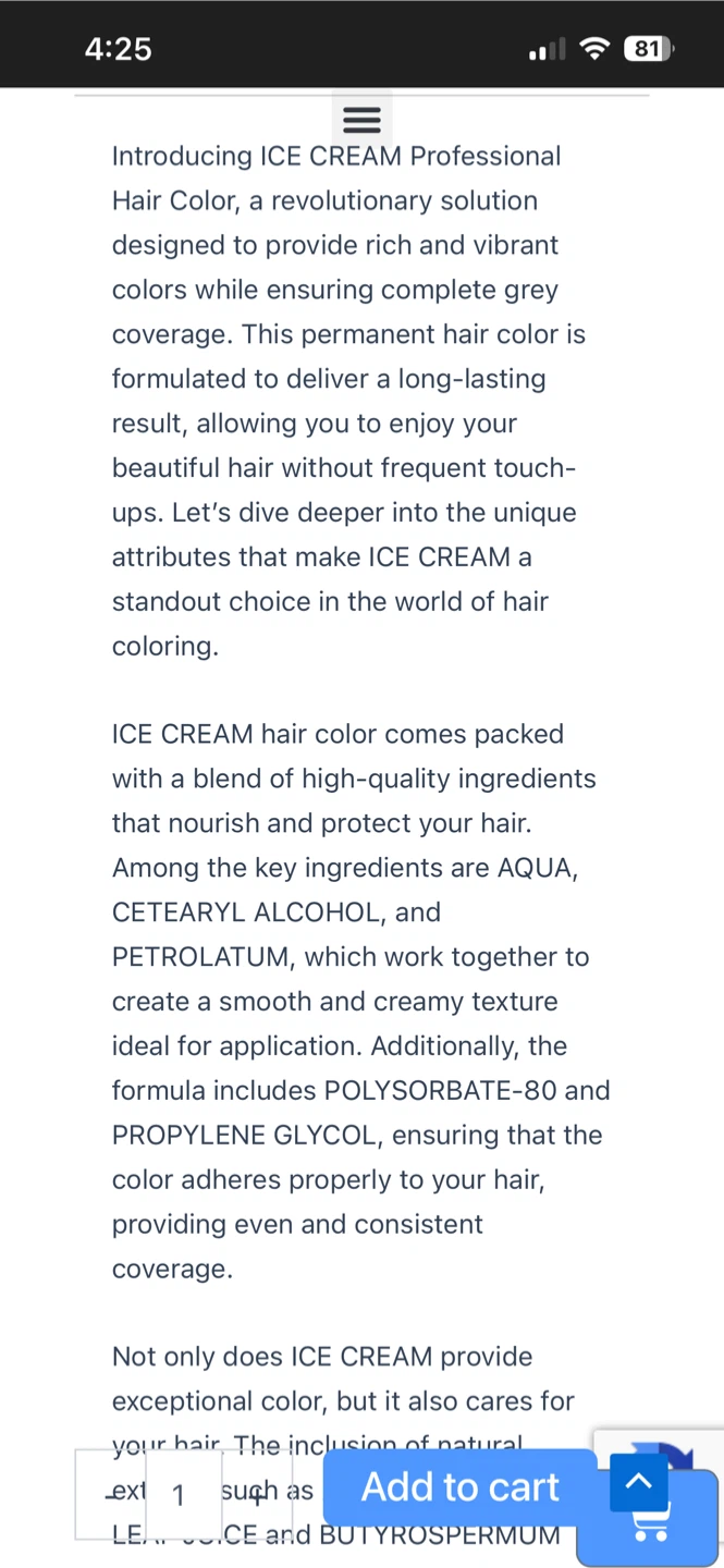 Inebrya ICE CREAM Professional Hair Color’s - photo 2