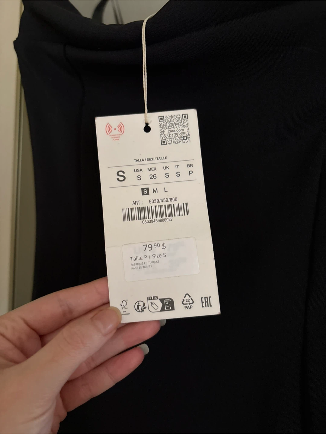 BNWT ZARA Black Strapless Mesh Maxi Dress - photo 4