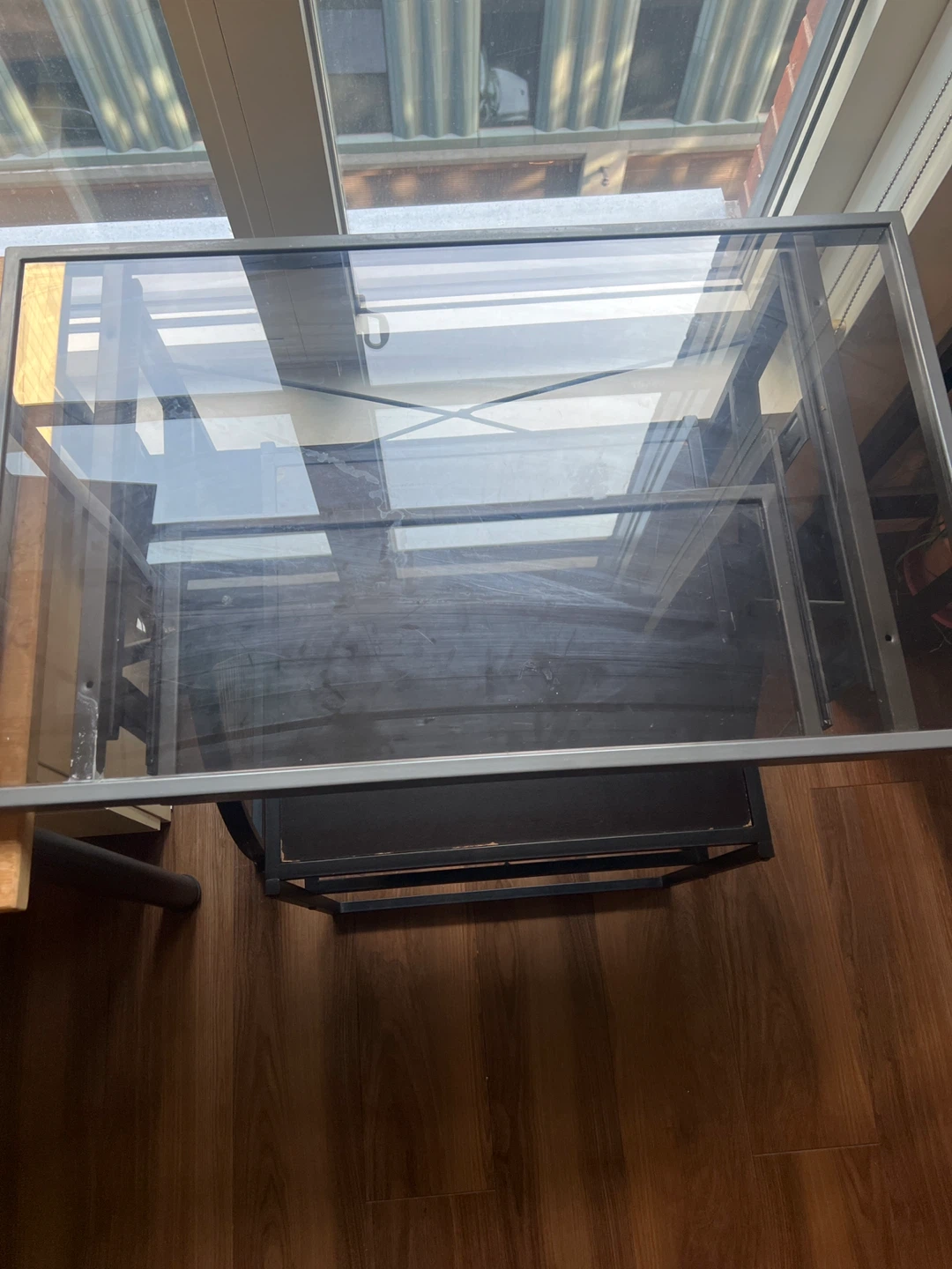 Glass Top Desk with Lower table 🥕 - photo 2