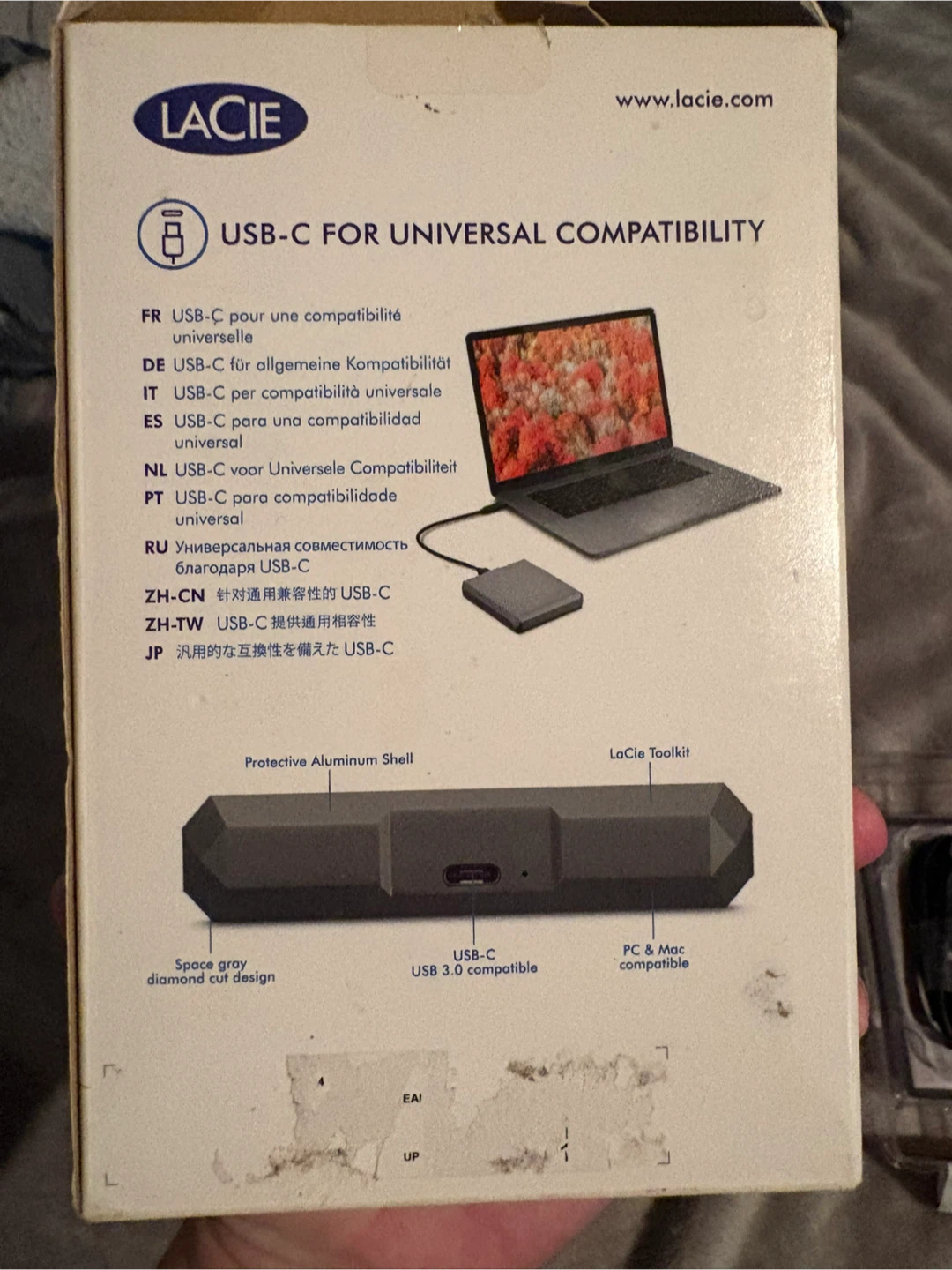 LaCie Mobile Drive 4TB External Portable Hard Drive USB-C - photo 3