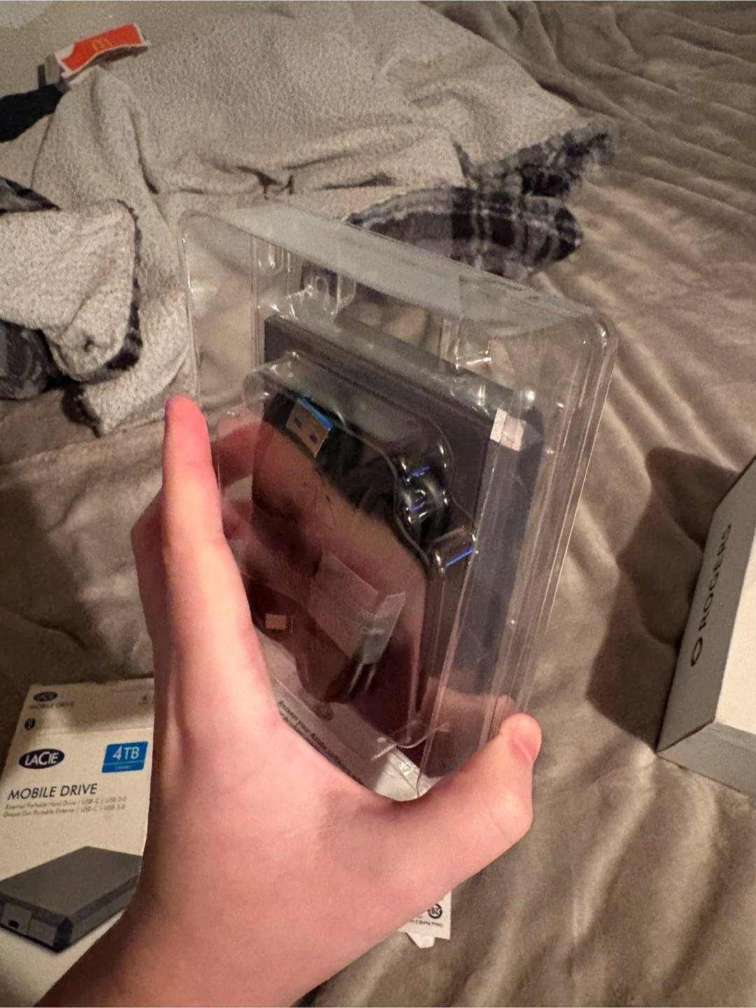 LaCie Mobile Drive 4TB External Portable Hard Drive USB-C