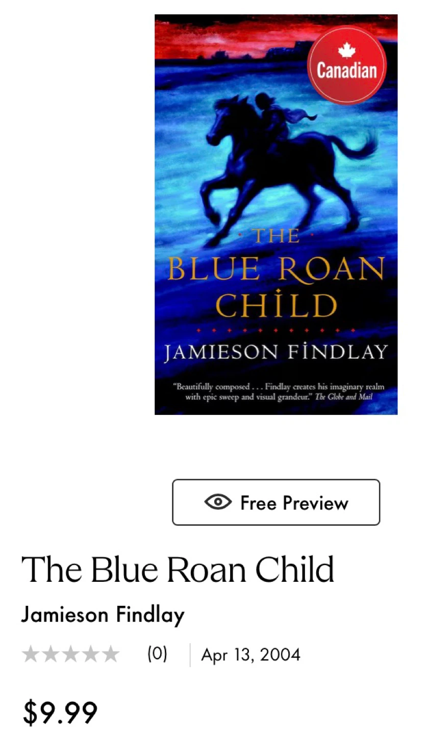 The Blue Roan Child by Jamieson Findlay - photo 2