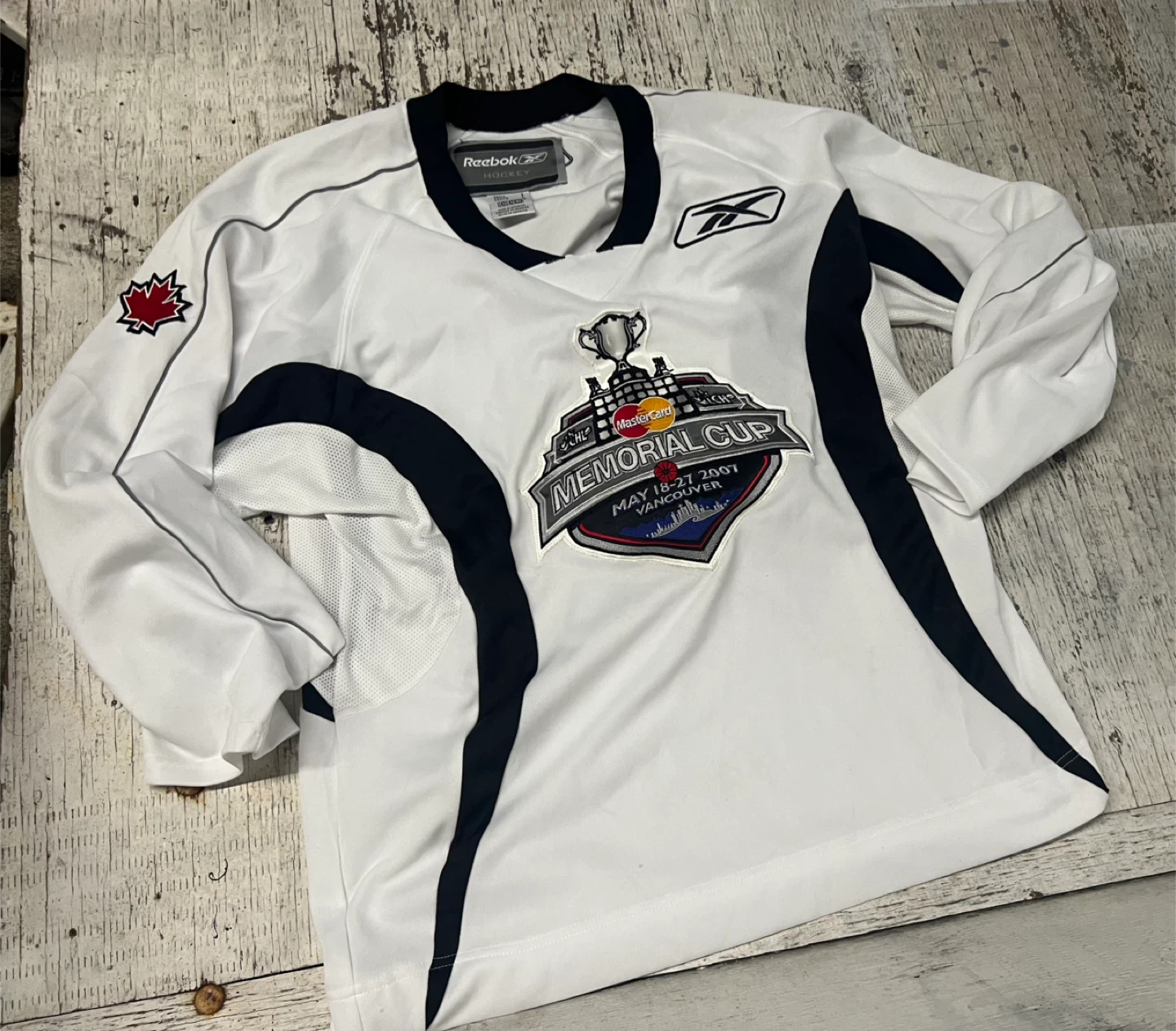 Reebok Memorial Cup Hockey Jersey 2007