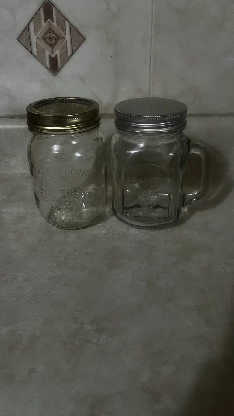 Set of 3 Mason Jar Glasses with Lids - photo 5