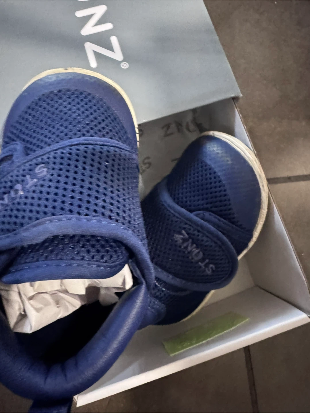 Stonz Blue Toddler Shoes size 6 and 7! - photo 2