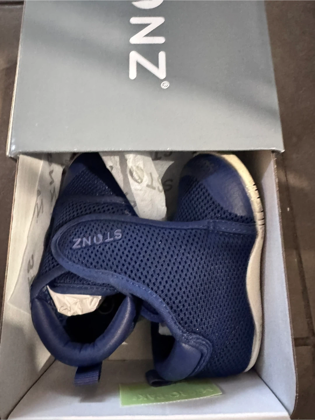 Stonz Blue Toddler Shoes size 6 and 7!