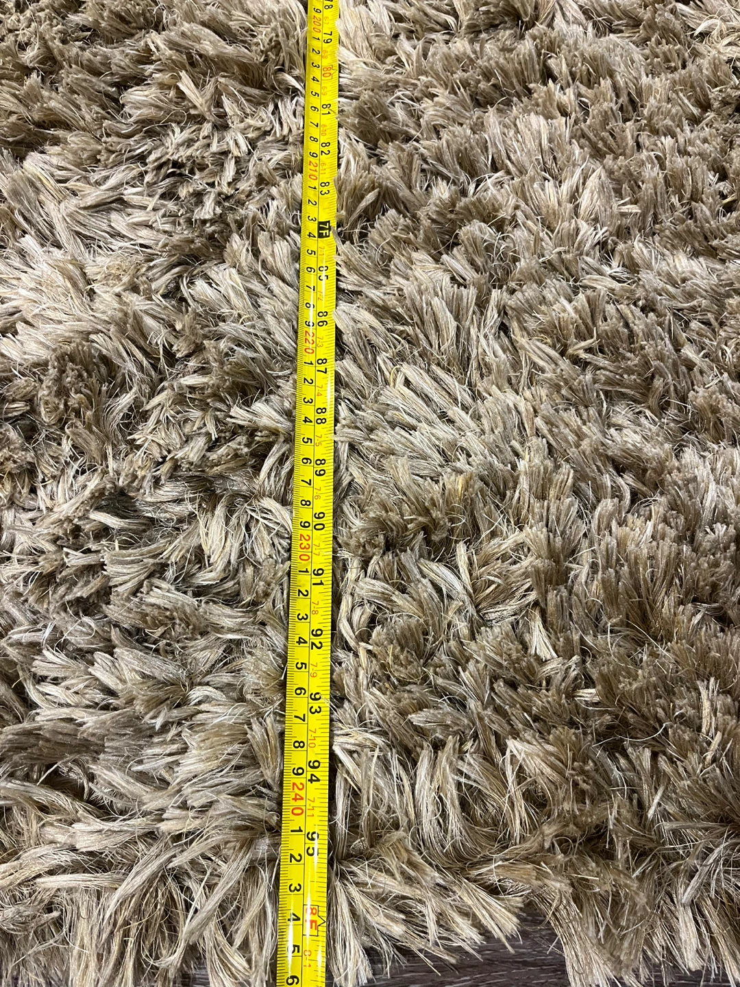 Gold Shag Rug - Fluffy - photo 5