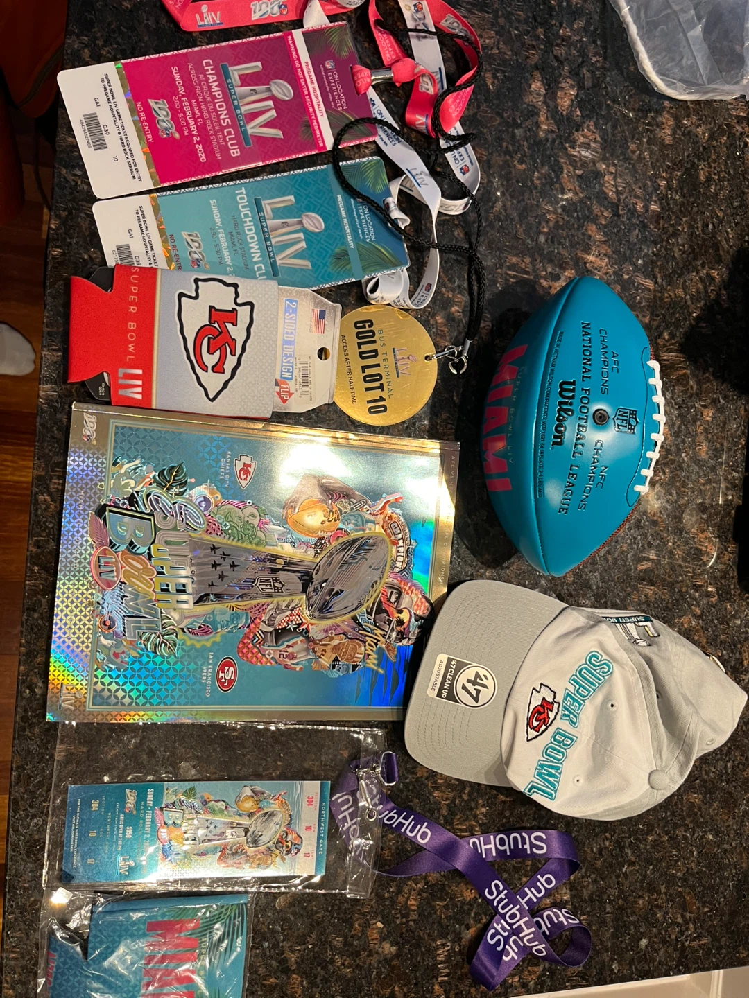 Super Bowl LIV NFL Memorabilia Collection