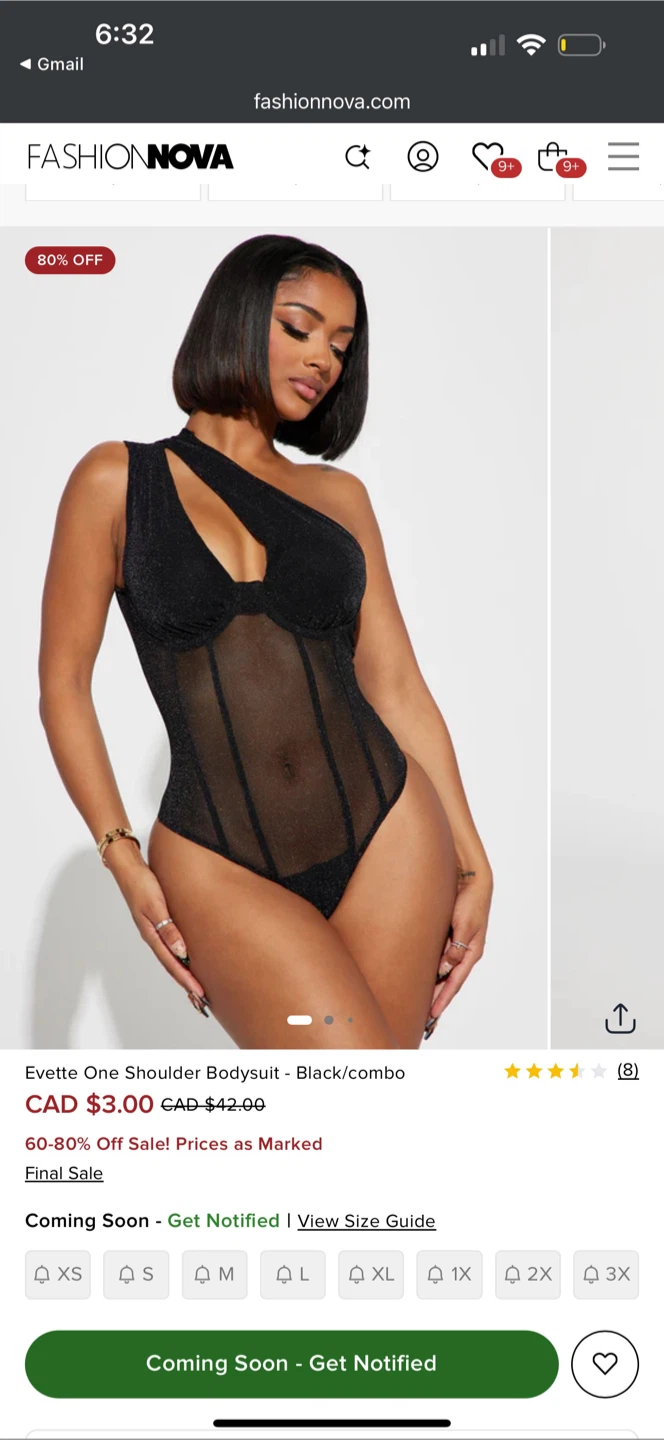 Fashion Nova Evette One Shoulder Bodysuit - photo 3