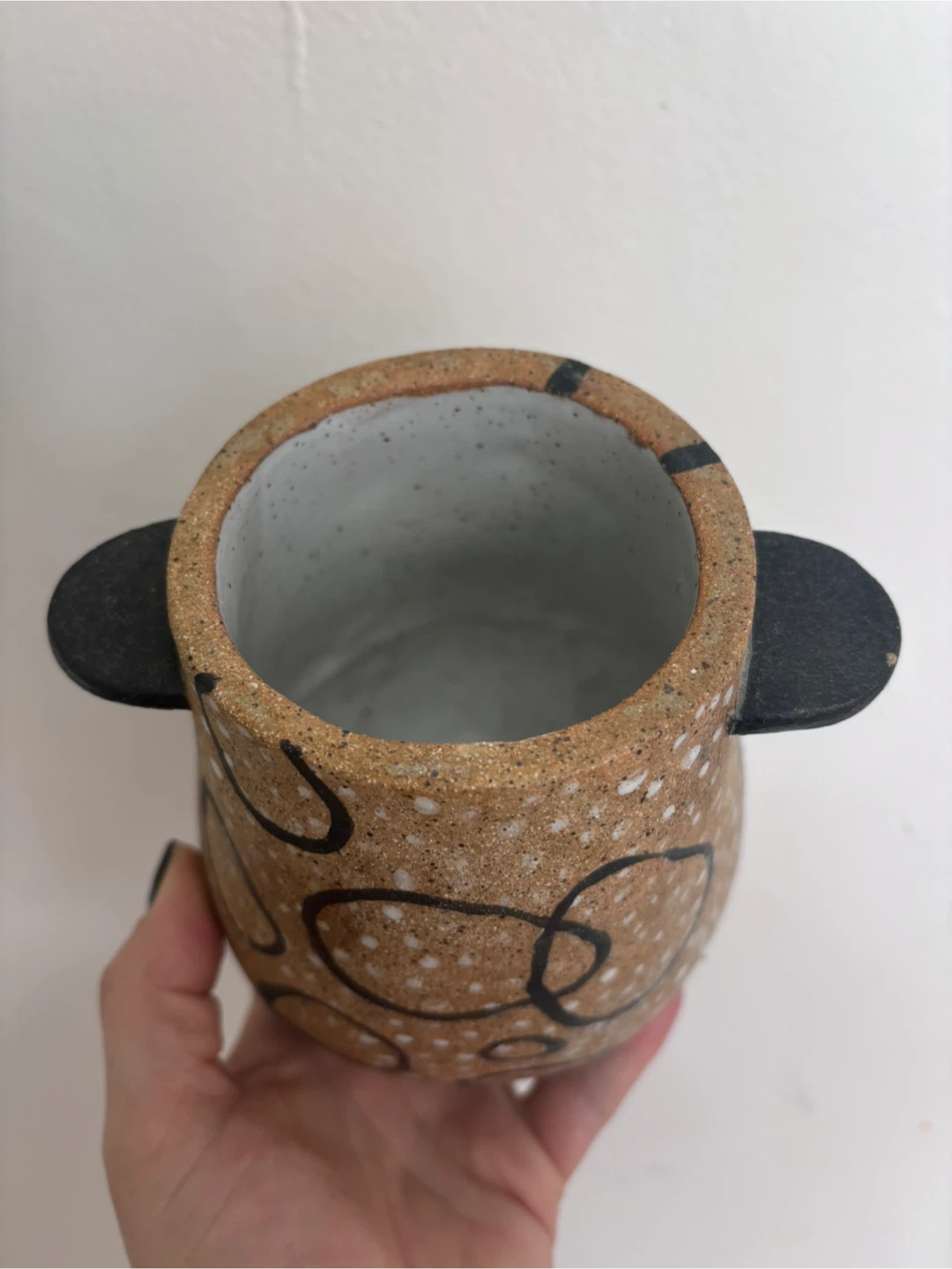 Ceramic vessel with lid - photo 2