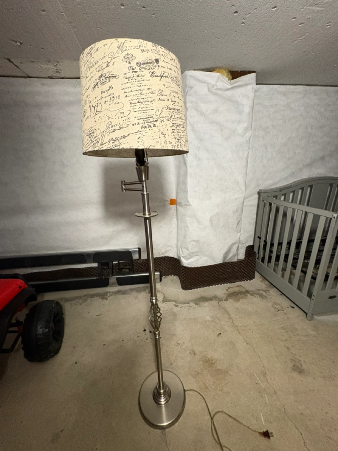 Floor Lamp with Decorative Shade