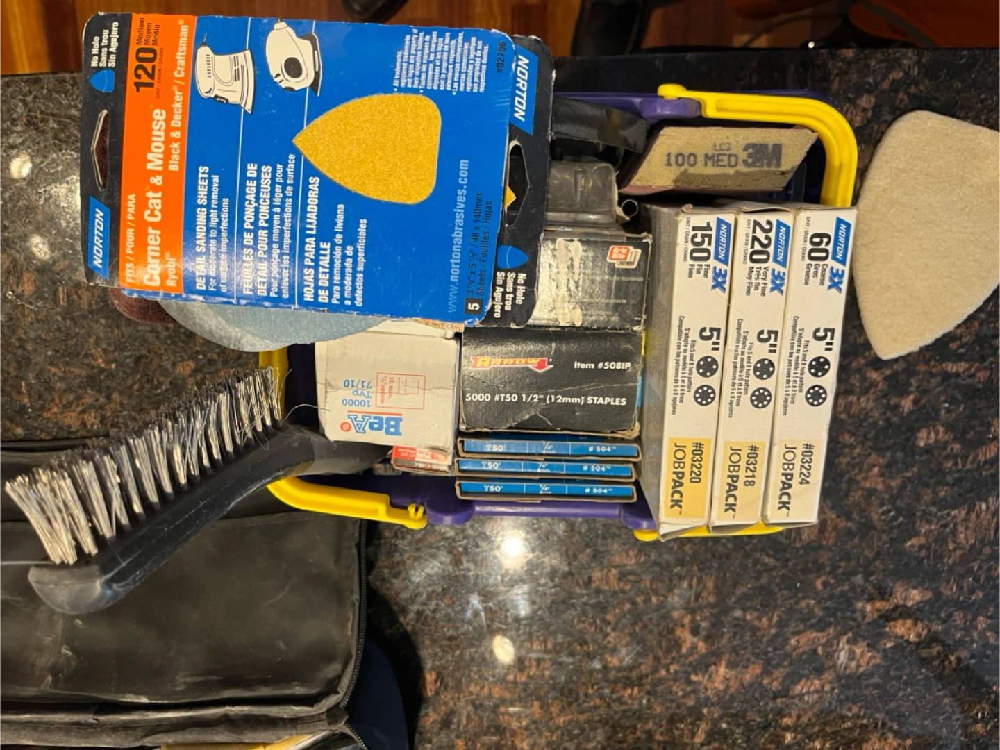 Ryobi Orbital Sander with Sandpaper and Brush - photo 2