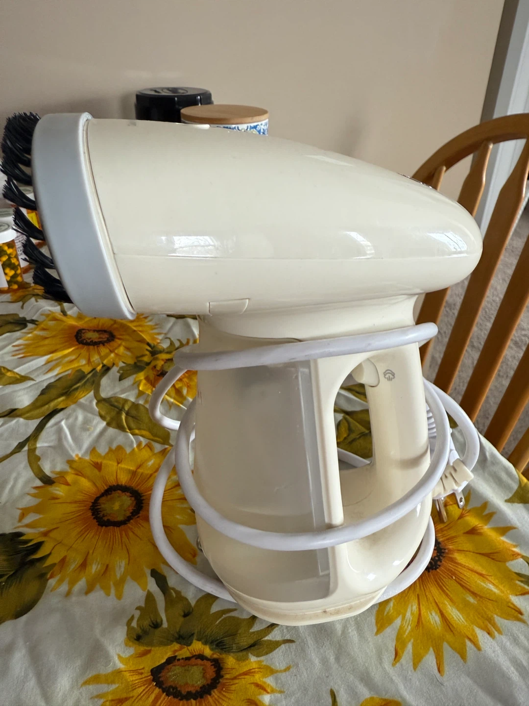 Cream Travel Garment Steamer