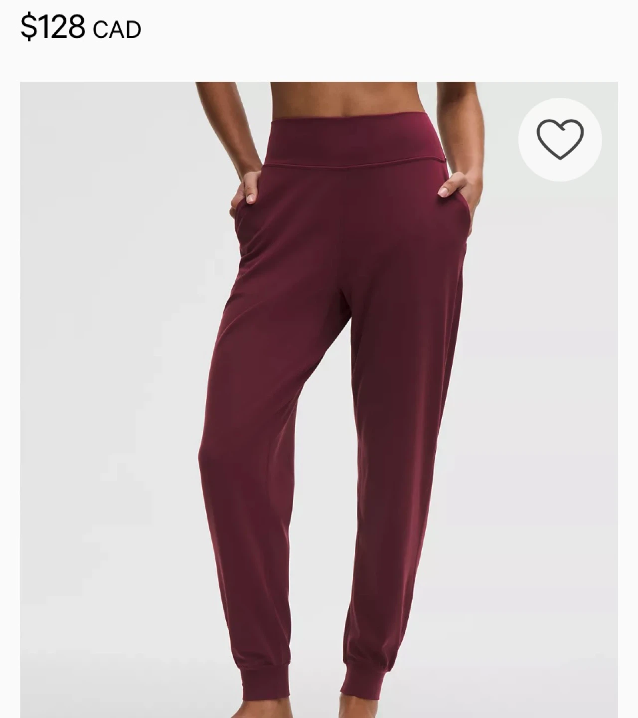 Lululemon Align High-Rise Jogger Pants Burgundy - photo 2