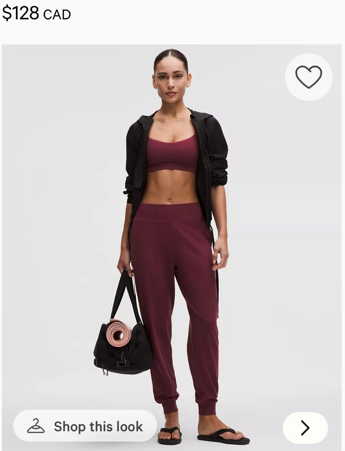 Lululemon Align High-Rise Jogger Pants Burgundy