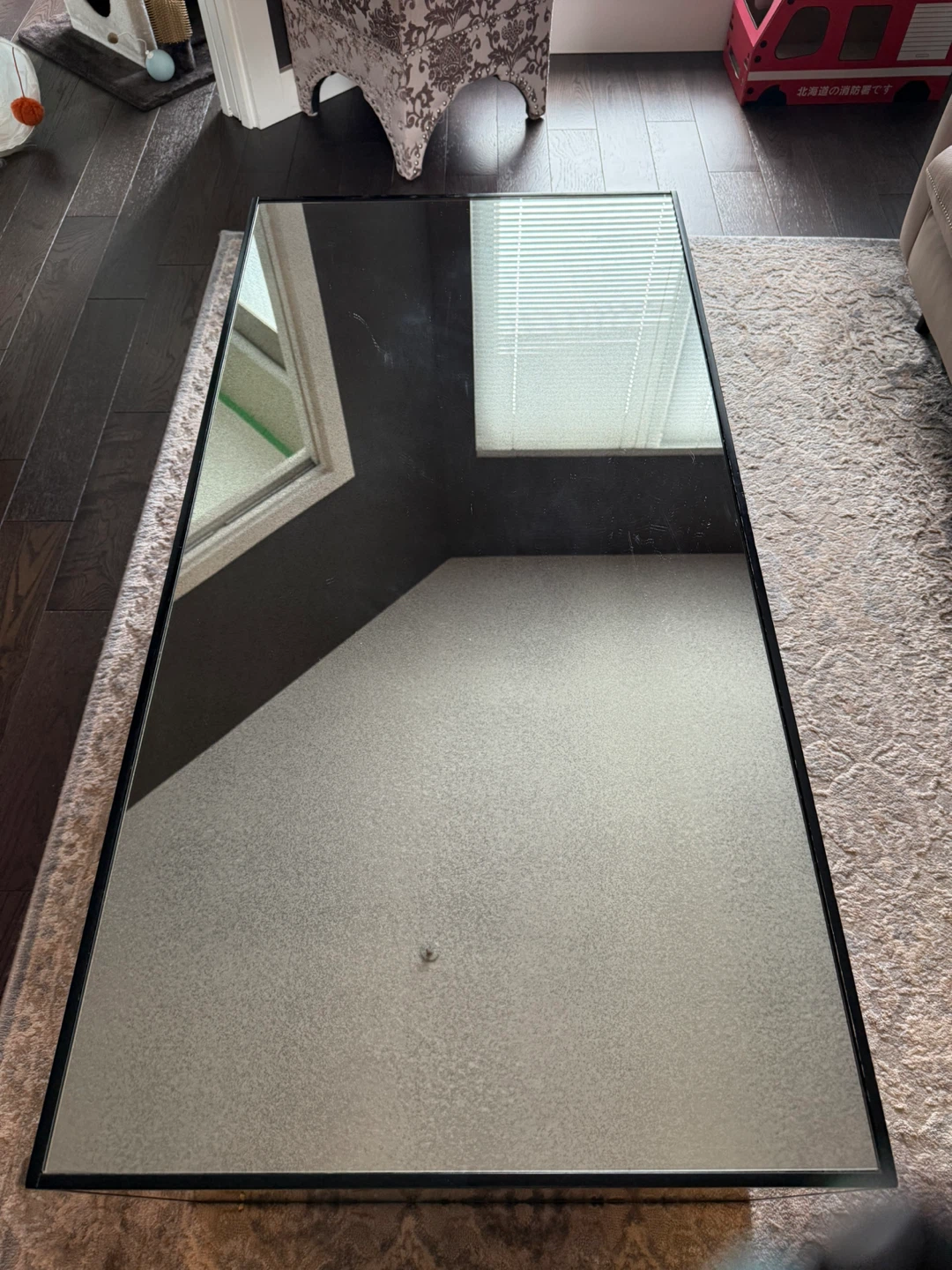 Pottery barn Mirrored Coffee Table with Shelf - photo 5