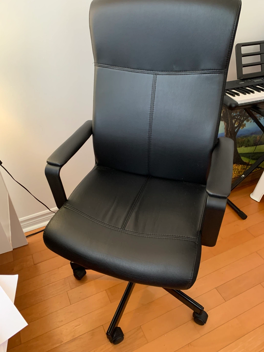 Ikea Black Office Chair - photo 2