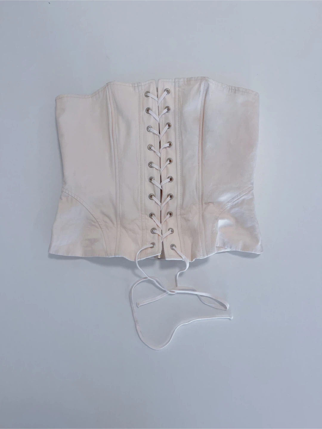 ZARA Cream Corset Top XS