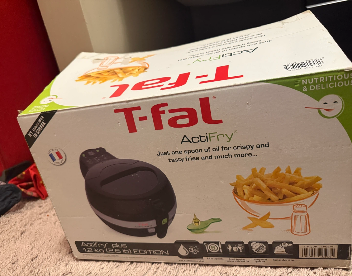 T-fal ActiFry Plus 1.2 kg (2.6 lb) Edition Air Fryer - photo 2