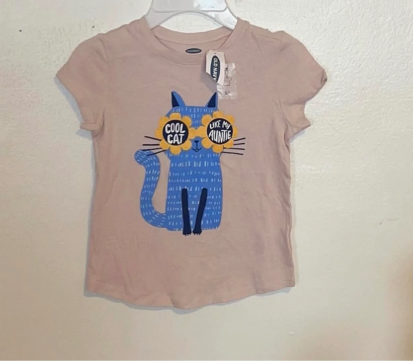 Old Navy Girls' "Cool Cat" T-Shirt(SIZE:5T)