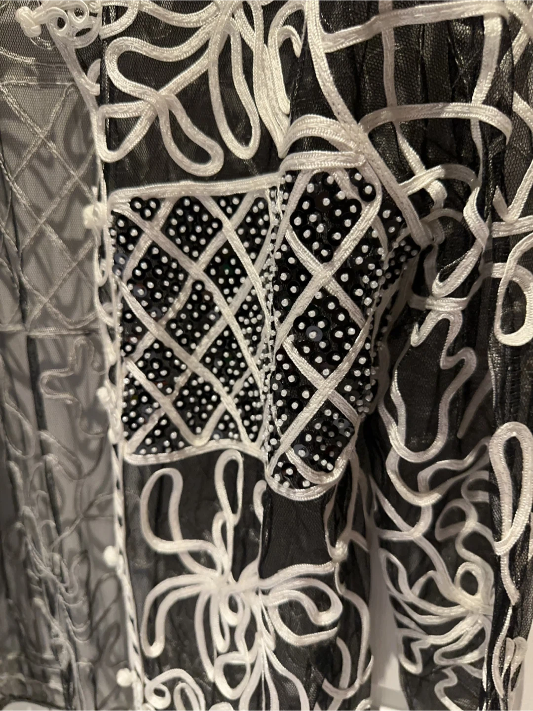 Sparkly and Beautiful Princess Cruises Sheer Embroidered Jacket - photo 2