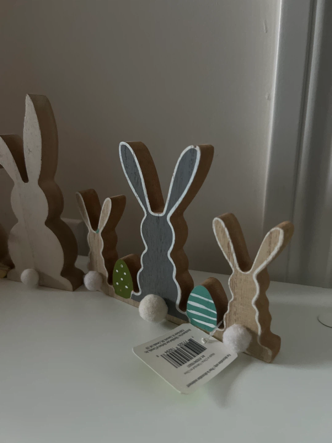 Wooden Easter Bunny Decoration Set - photo 2