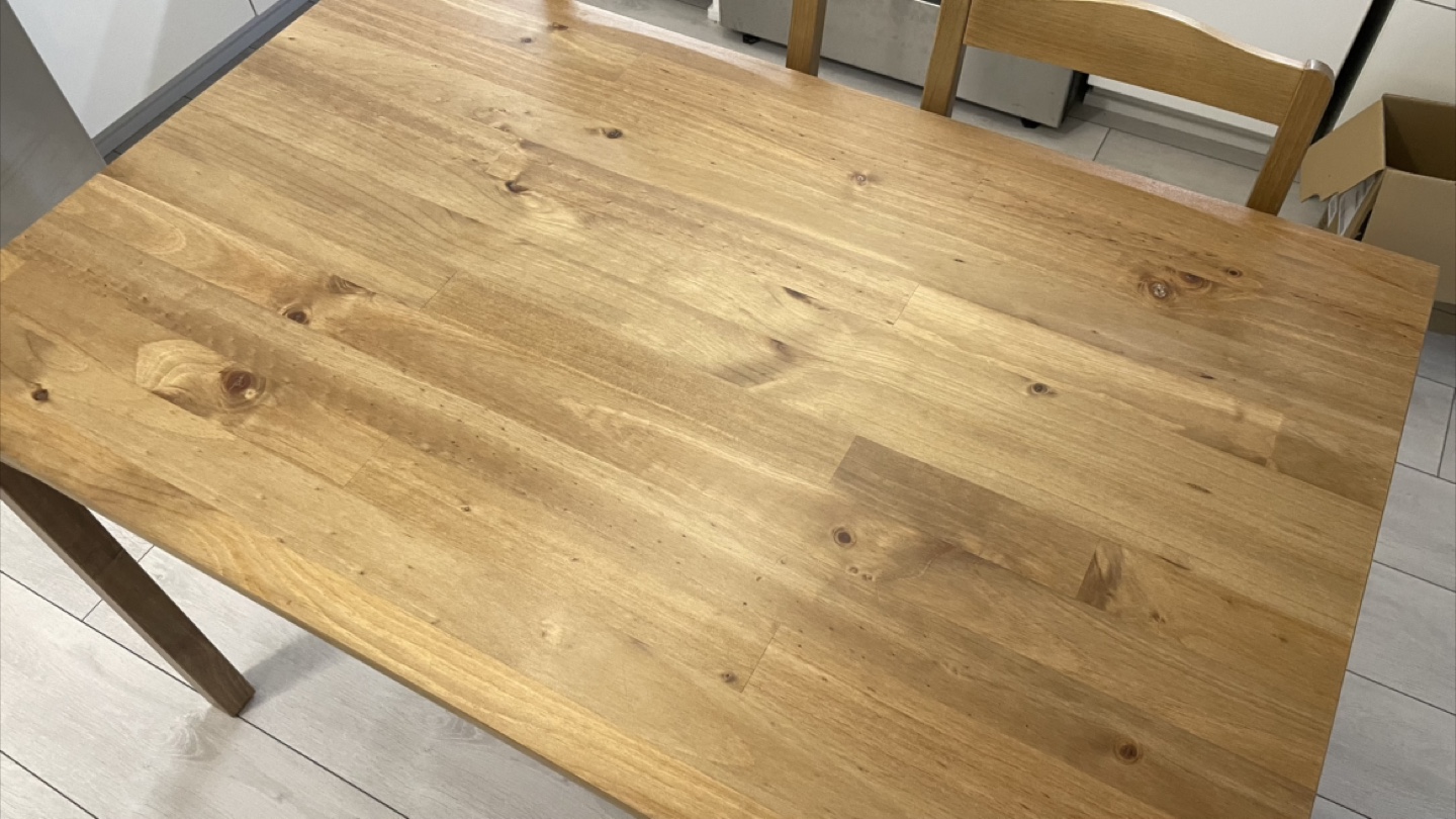 IKEA HÄGERNÄS Dining Set Table and 4 Chairs, Antique Stain Pine - photo 2