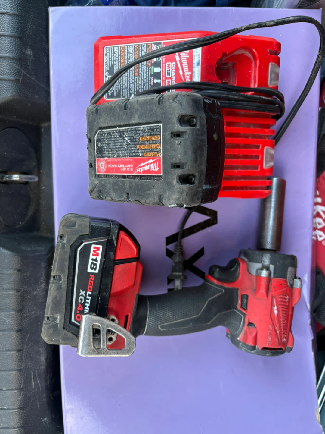 Milwaukee M18 Cordless Impact Wrench Kit