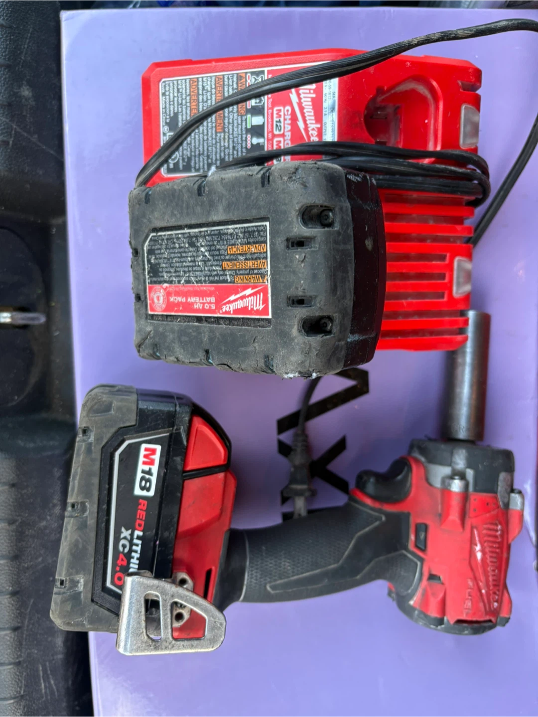 Milwaukee M18 Cordless Impact Wrench Kit - photo 2