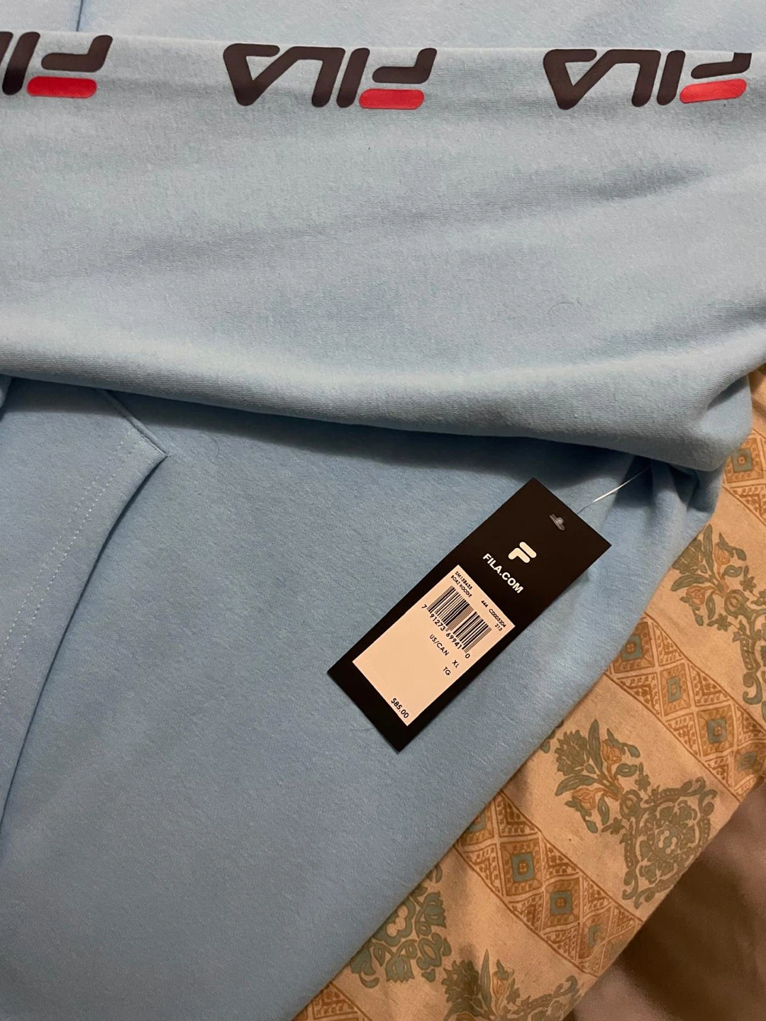 Brand New-Fila Blue Hoodie XL Size! - photo 5