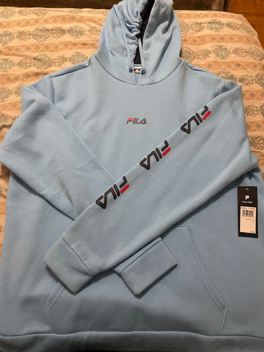 Brand New-Fila Blue Hoodie XL Size!