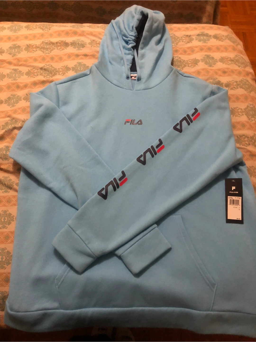 Brand New-Fila Blue Hoodie XL Size! - photo 4