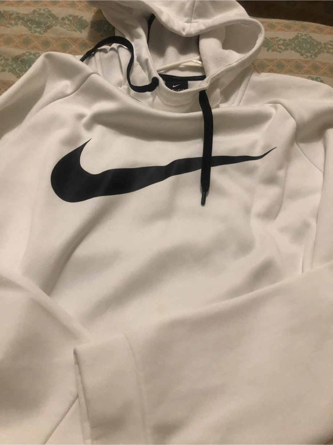 Brand New-Nike Dri-FIT White Hoodie - Size XL - photo 5