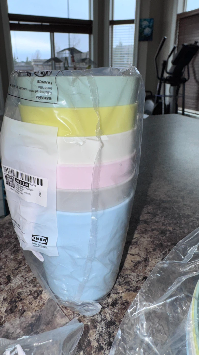 IKEA KALAS Pastel Plastic Children's Dinnerware Set - photo 2