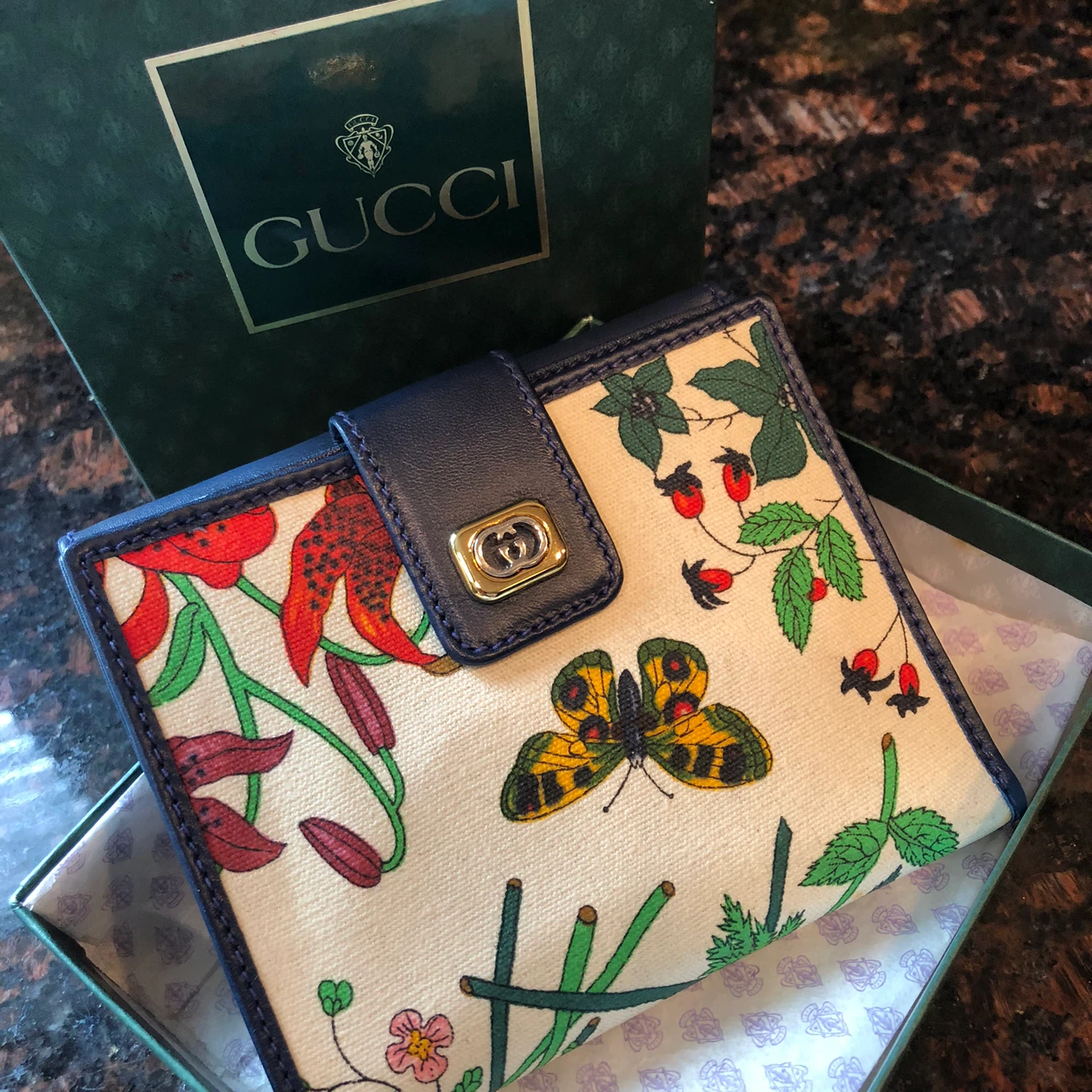 GUCCI Vintage Wallet by Floral Collection
