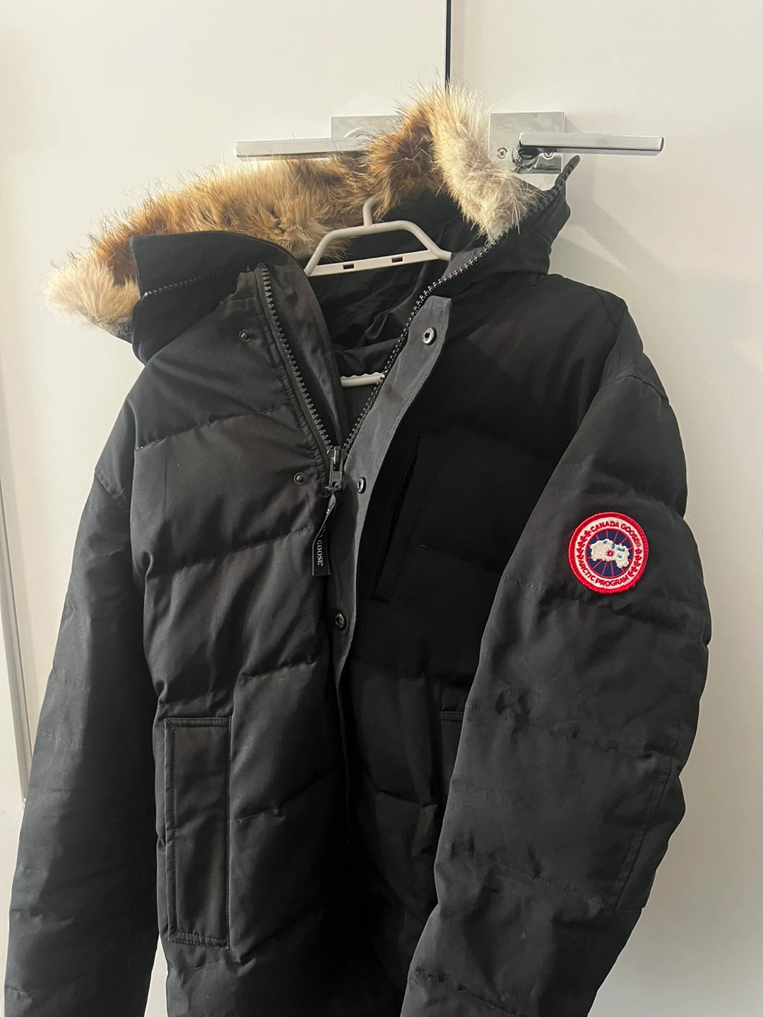 Canada Goose Black Down Parka Jacket