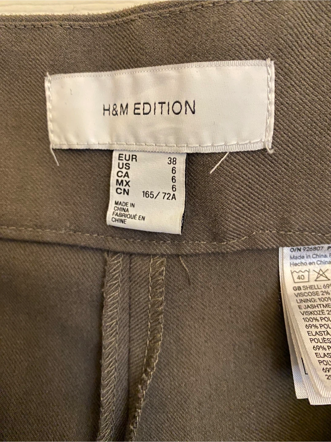 H&M Edition Wide Leg Pants Size 6 - photo 3
