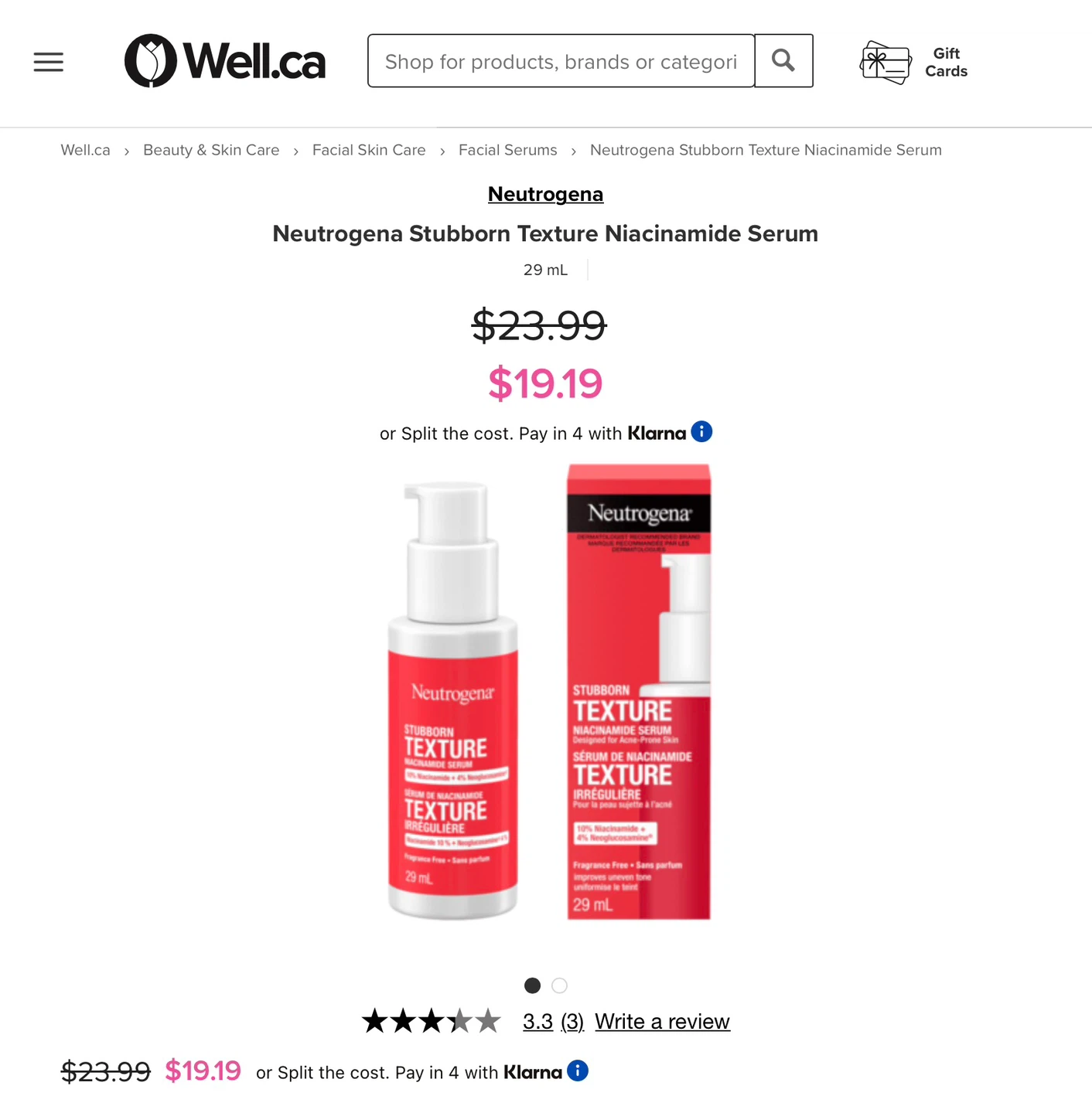 Neutrogena Stubborn Texture Niacinamide Serum 29 mL - photo 3