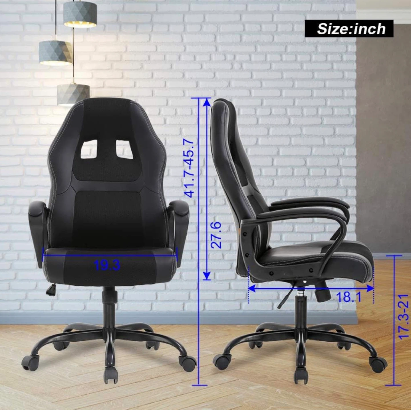 Black Gaming Chair - photo 2