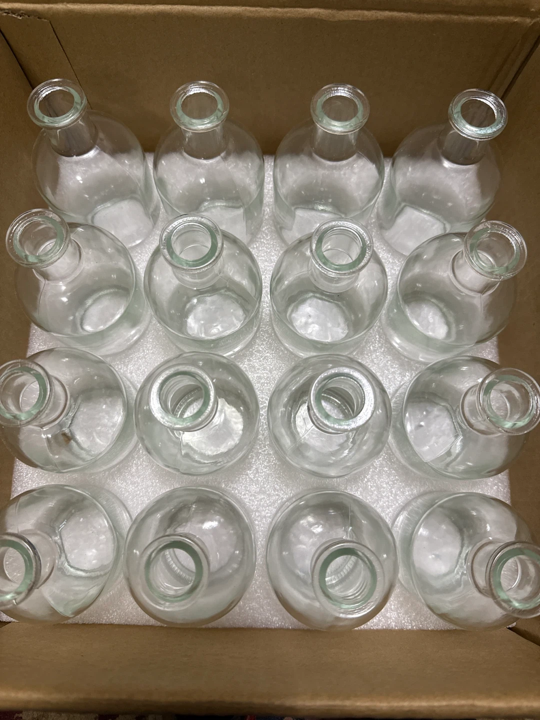 Set of 16 Clear Narrow Jar Vases - photo 2