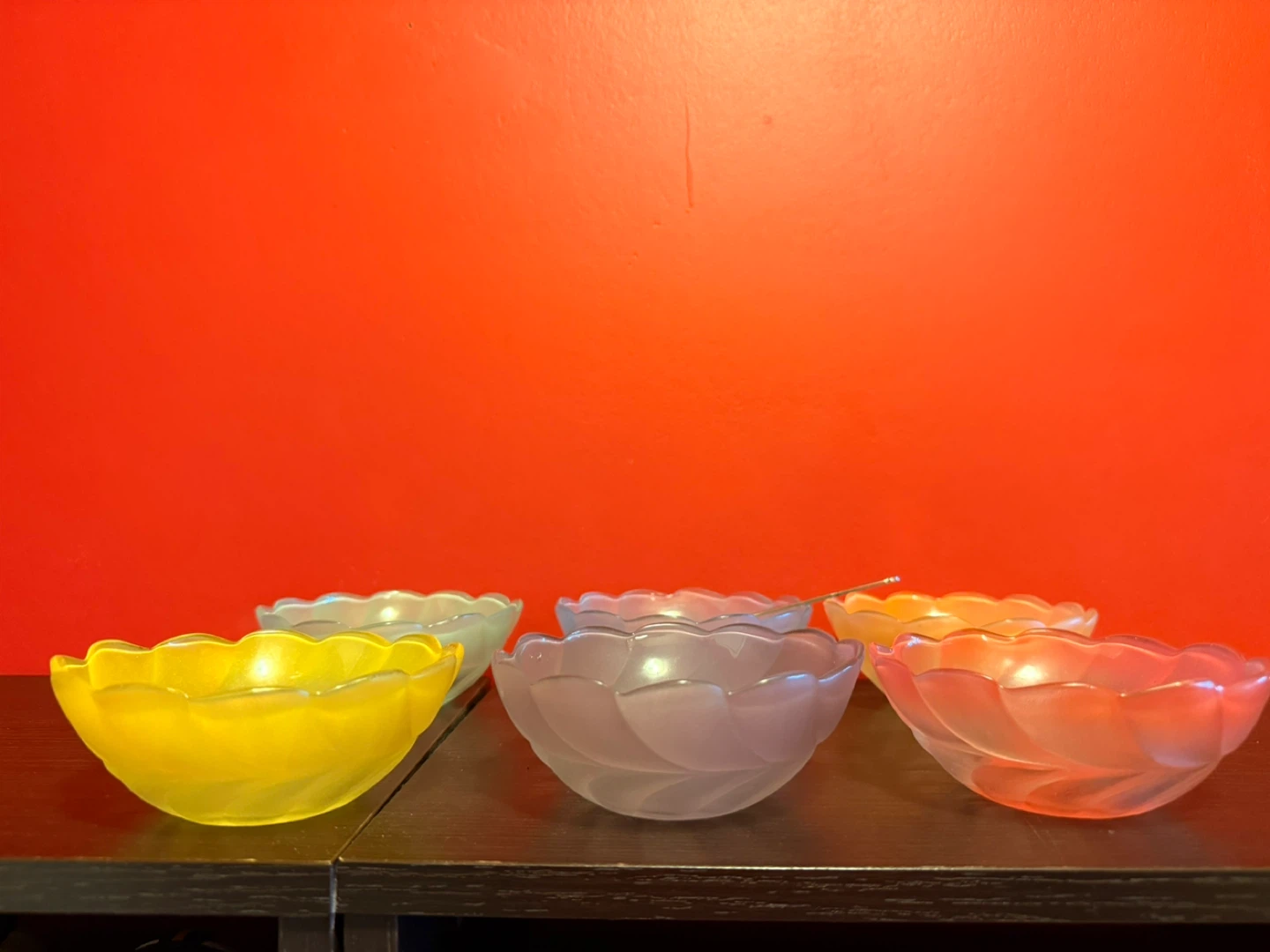 Set of 6 colourful dessert bowls - photo 2