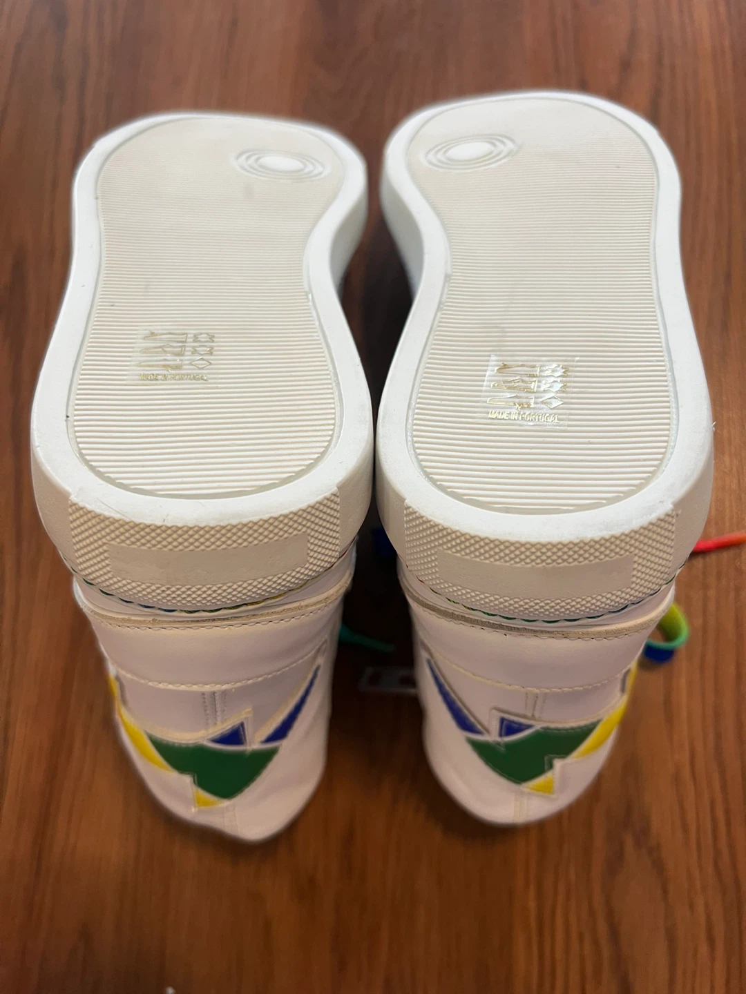 Brand New Zadig & Voltaire High Top Sneakers Rainbow Laces - photo 3